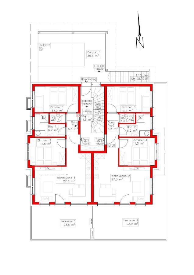 Apartment mit 2 Schlafzimmern