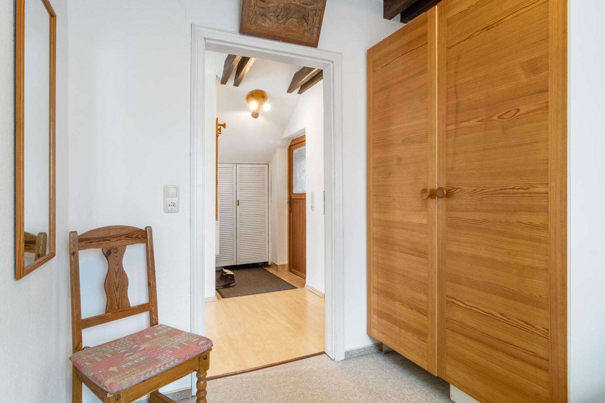 Apartment mit 2 Schlafzimmern und Gartenblick