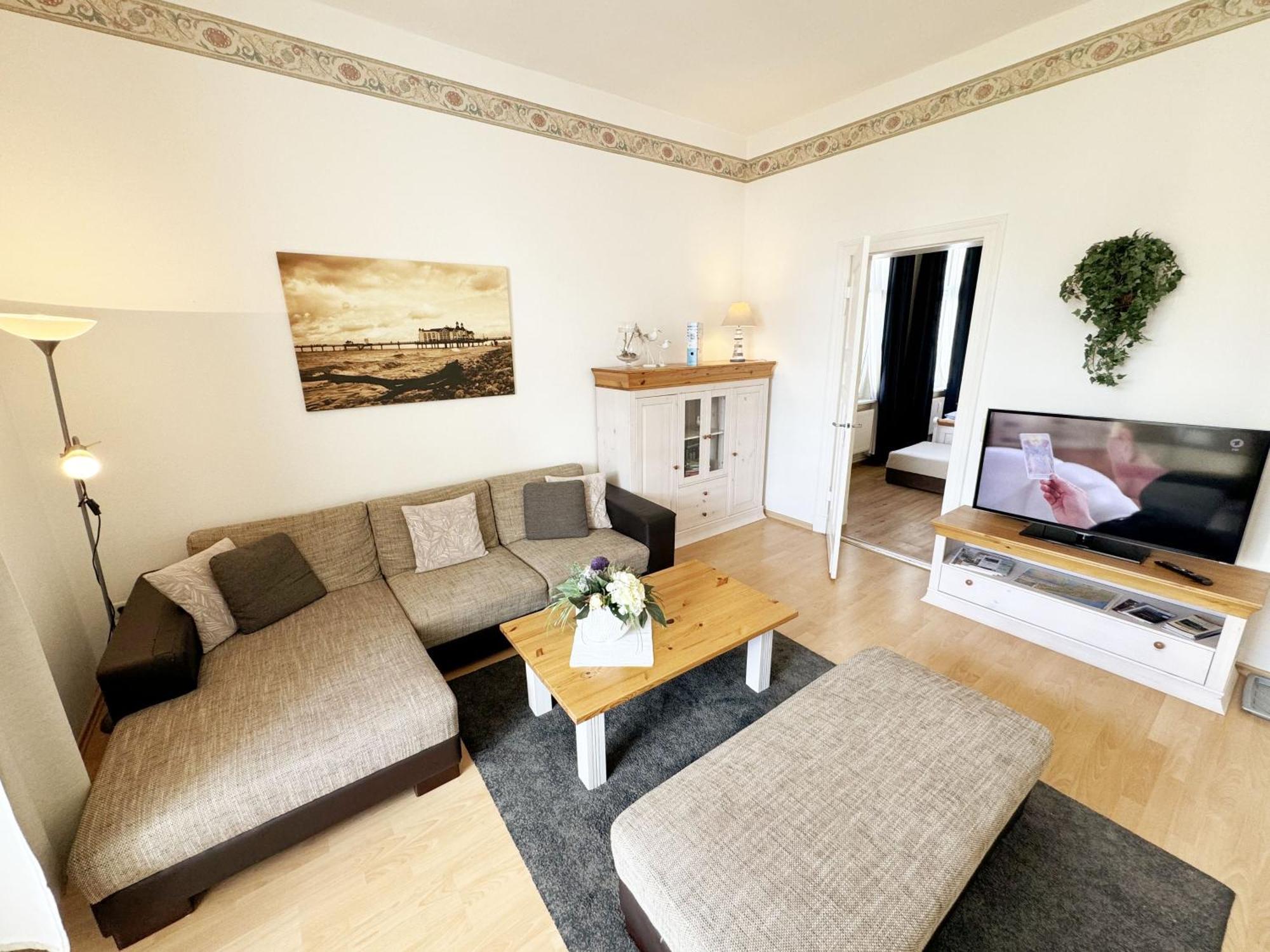 Apartment mit 1 Schlafzimmer und Balkon