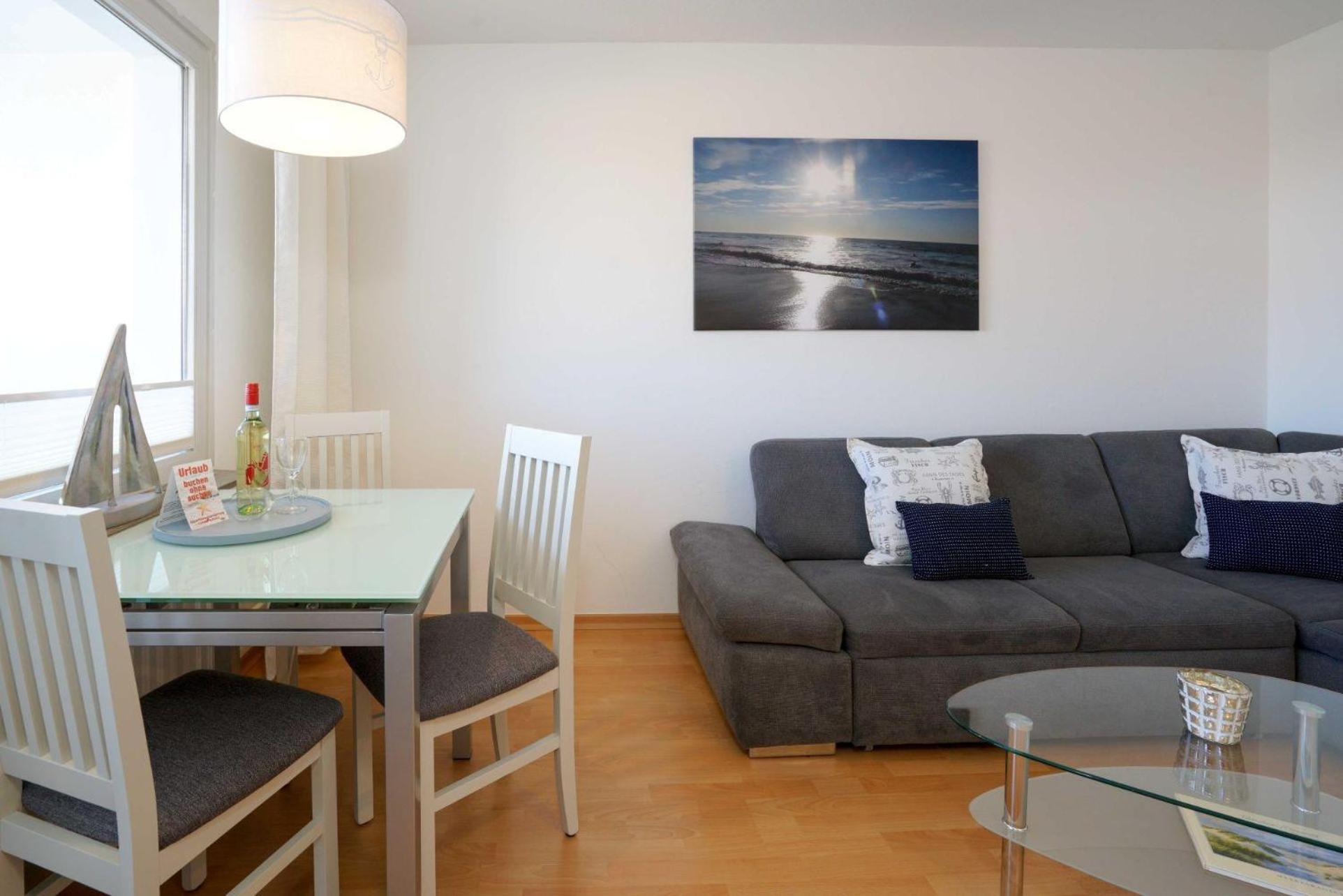 Apartment mit 1 Schlafzimmer und Dusche