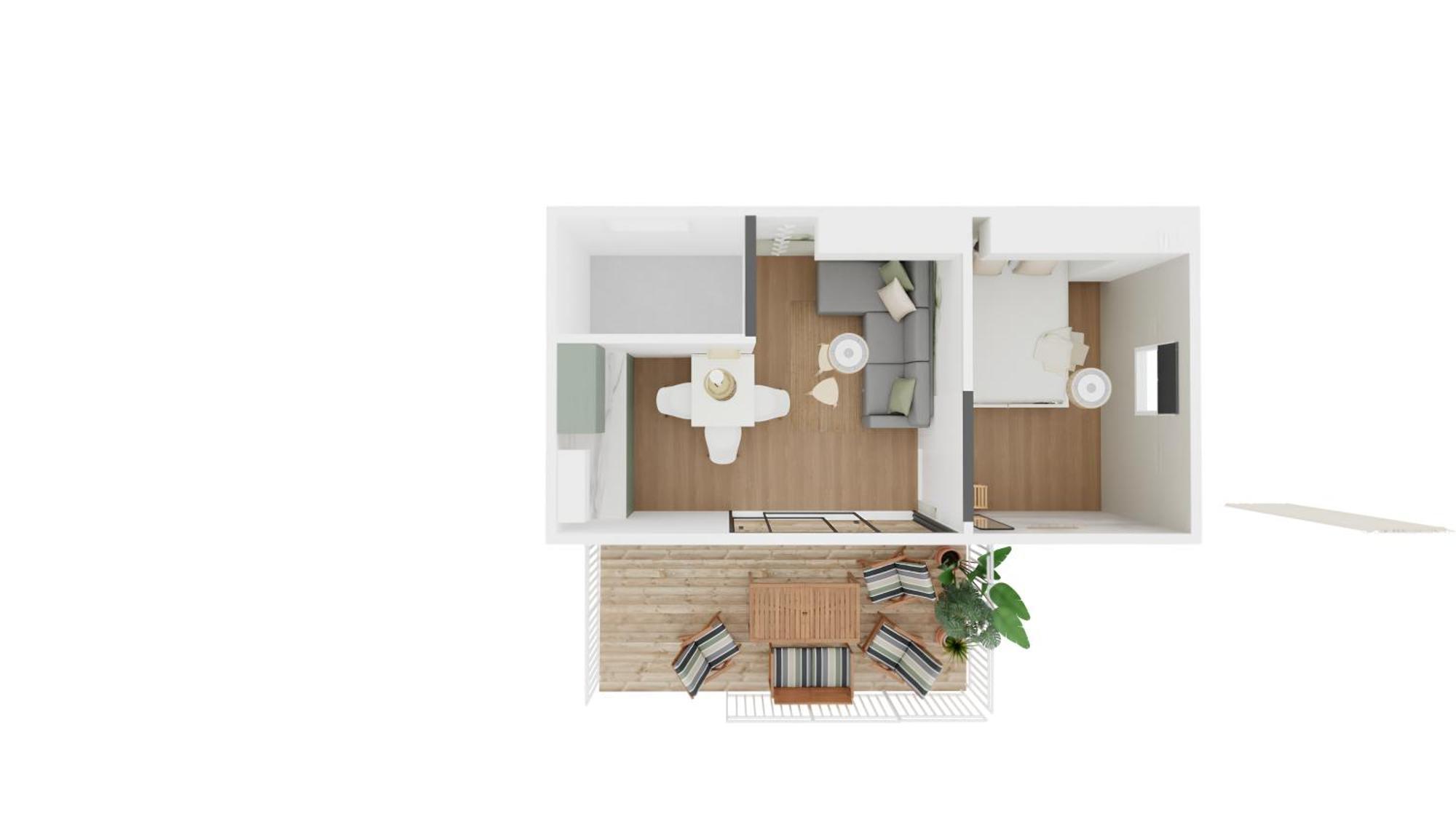 Haus mit 1 Schlafzimmer