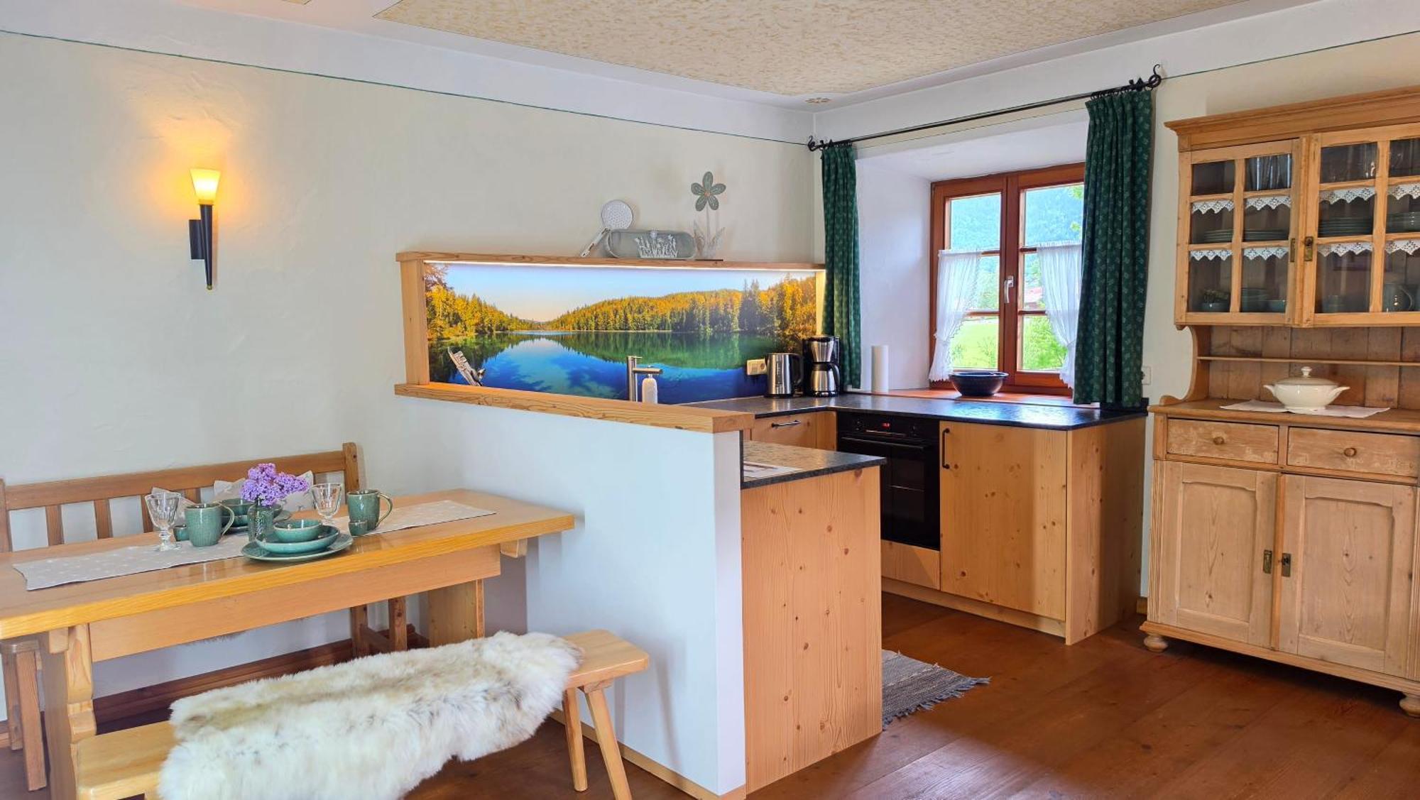 Apartment mit Dusche