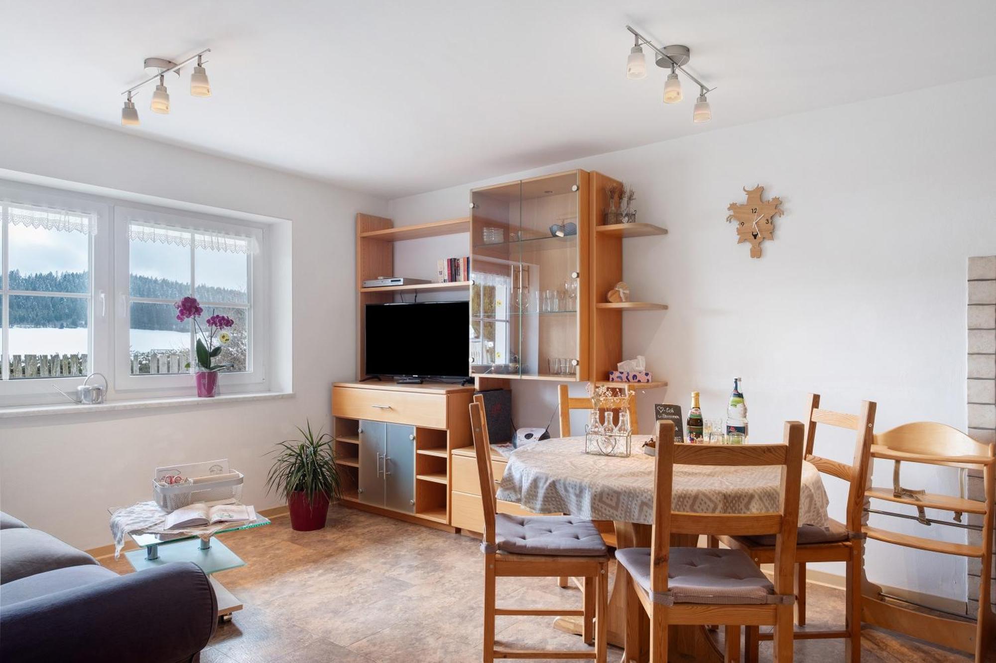 Apartment mit 1 Schlafzimmer und Gartenblick