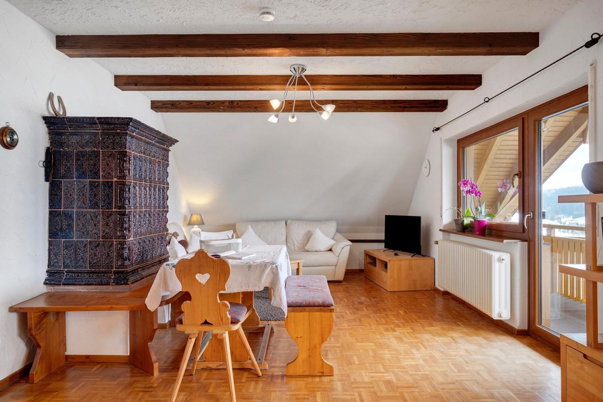 Deluxe-Apartment mit 2 Schlafzimmern und Gartenblick