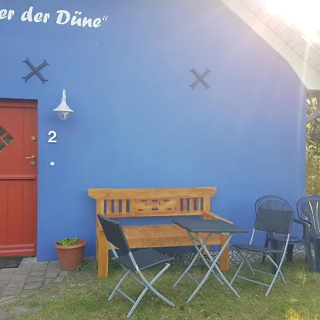 Blaues Strandhaus Hinter der Düne - Erste Reihe - Strand Ückeritz-2