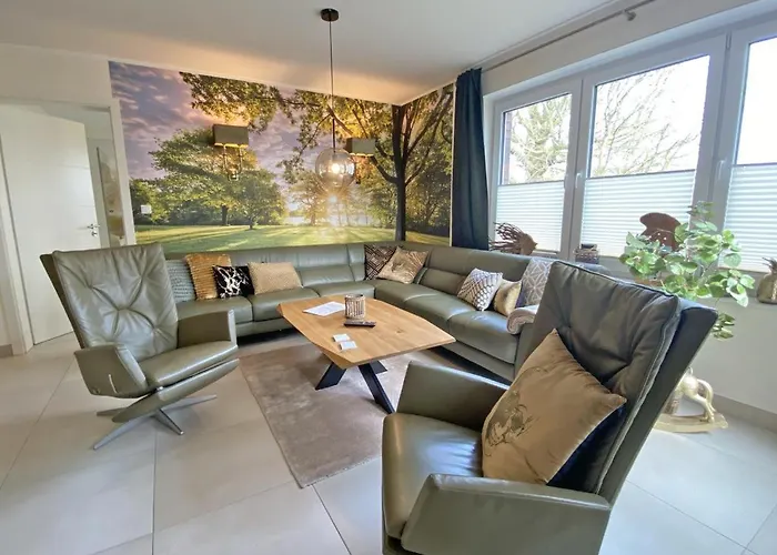 Landblick 4 - Luxusferienhaus für bis zu 7 Personen Norddeich 