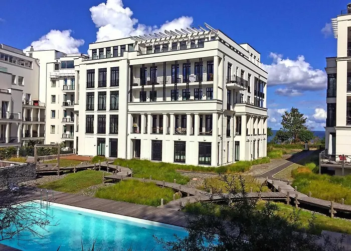Villa Philine - Penthouse 28 Mit Panoramablick, Pool, Spa & Kamin Sellin 