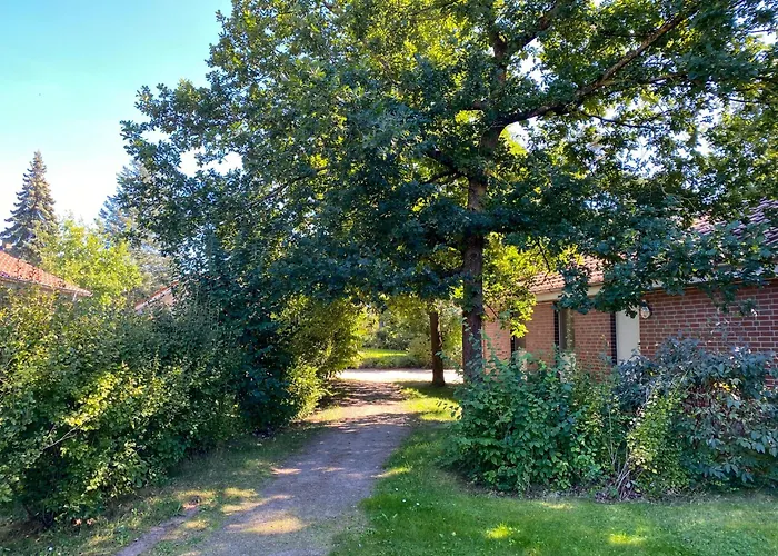 Wiesengeflüster E7 Ferienhaus mit Sauna, Kamin, Garten und Müritznähe Röbel
