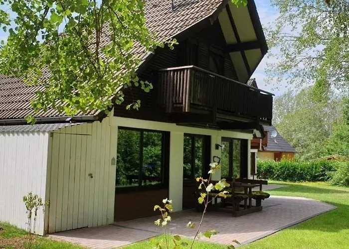 Waldhaus 57 Ferienhaus Ferienpark Silbersee Hessen 2-6 Personen Hund erlaubt Wald See Frielendorf