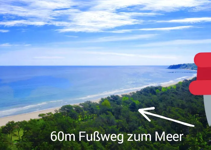 Strandhaus Rügen - Sauna, Kamin, Whirlpool Baabe
