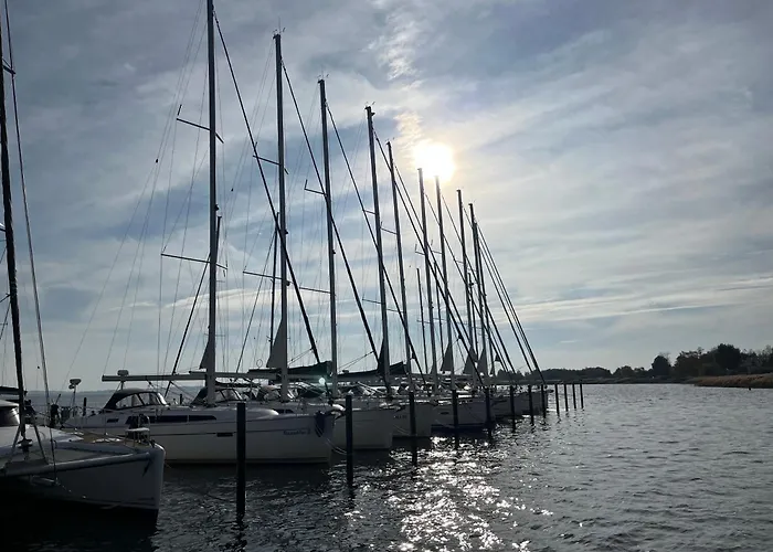 Kunsthaus am Hafen - umzäunter Garten, Sauna im Haus Breege