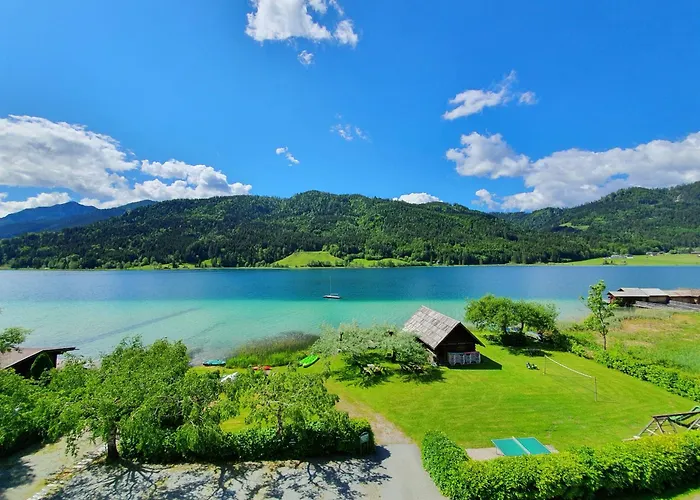 Ferienhof Obergasser und Bergblick Weissensee