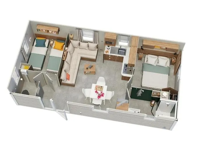 Mobilheim Herz Lauwersoog - Chalet Pampusplaat 03
