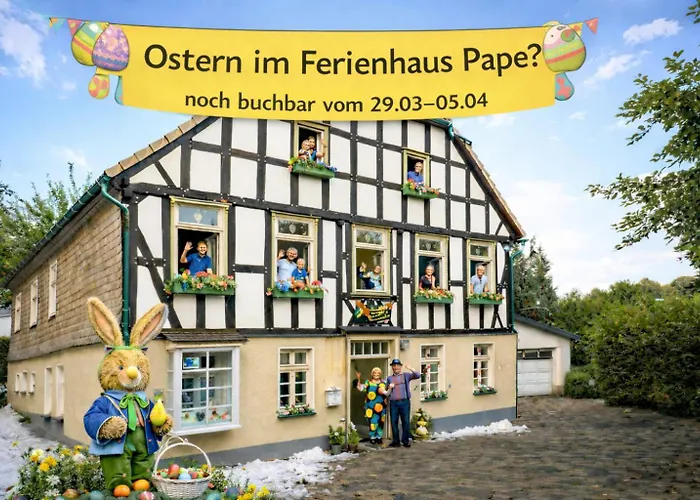 Komplettes Ferienhaus für bis zu 15 Personen mit großem Garten, Sauna-, Grill- und Fitnessbereich Eslohe